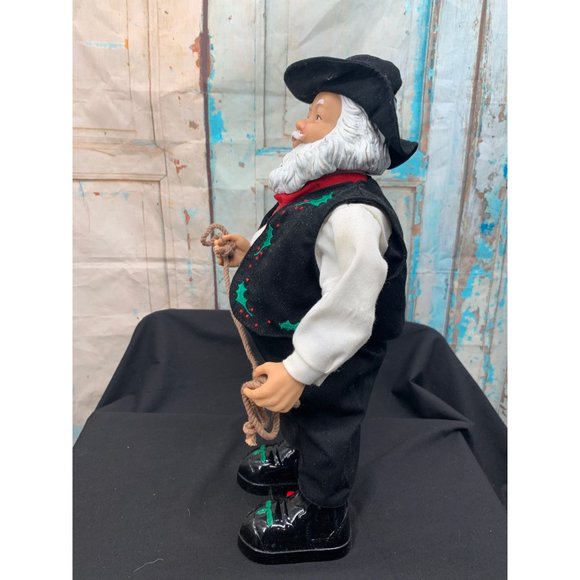 Dancing Animated Cowboy Santa by Holiday Time - Picture 5 of 12